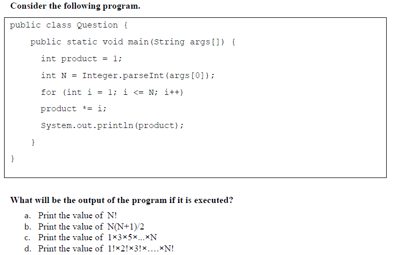 java assignment questions